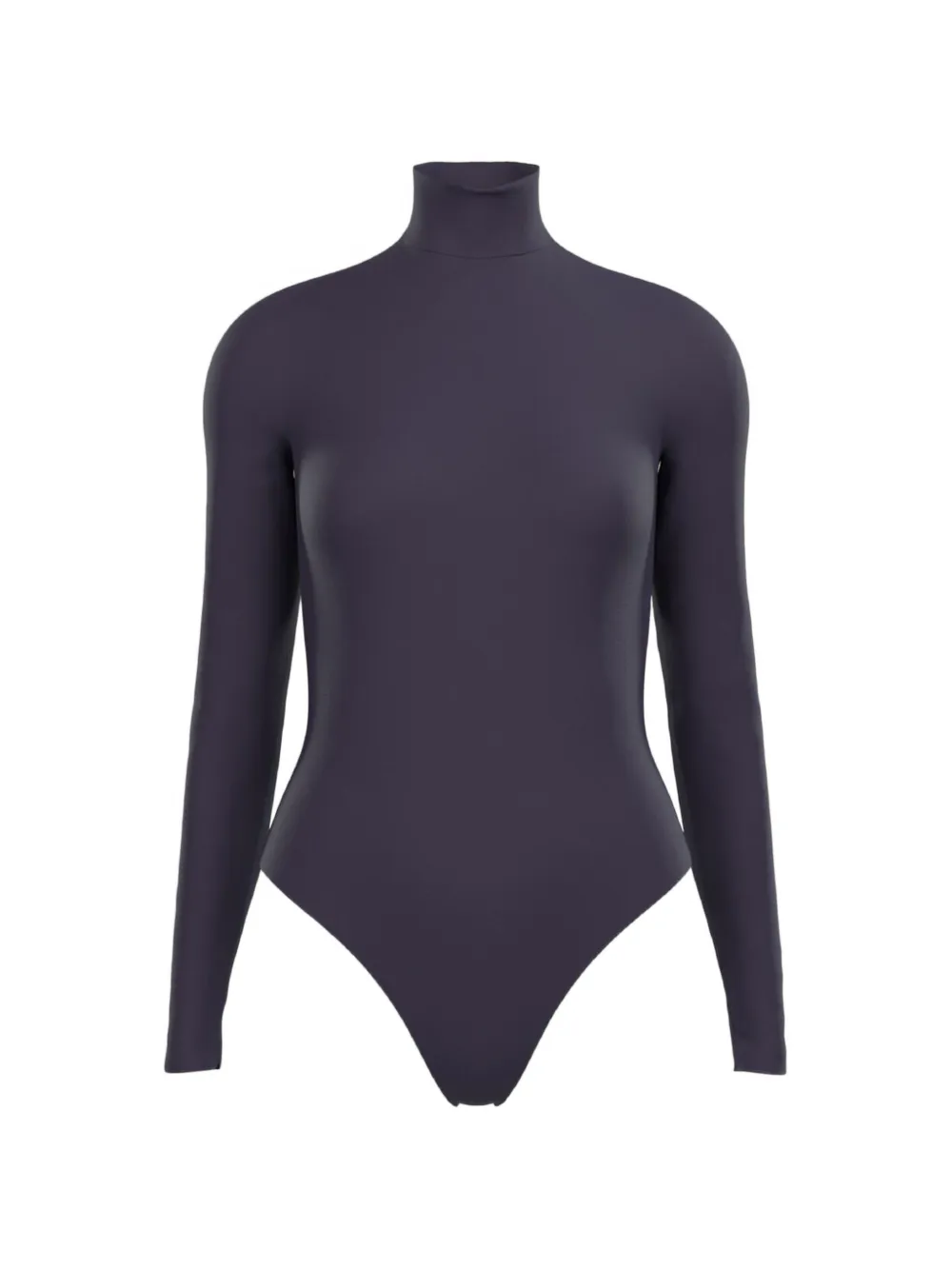 Wolford Langärmeliger Rollkragenbody - Blau