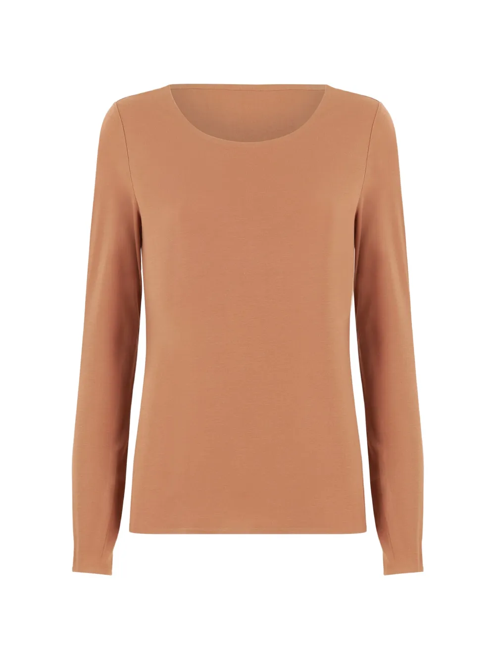 Wolford T-shirt met lange mouwen en matte afwerking Oranje