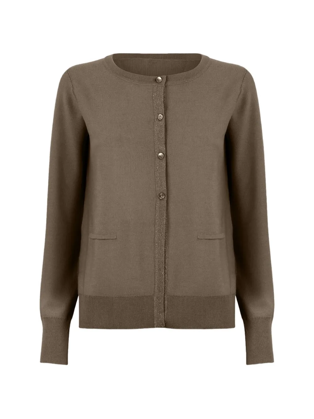 Wolford fine-knit merino wool cardigan - Brown
