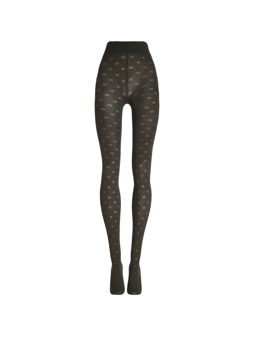Wolford Daisy jacquard-knit tights - Schwarz