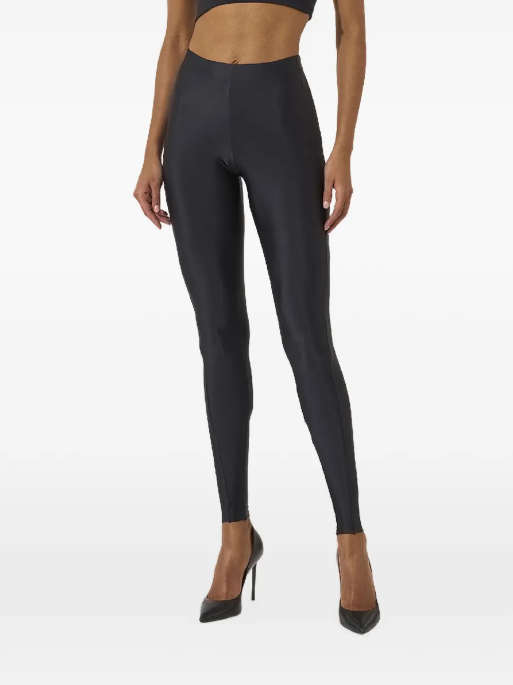 Wolford Shannon Leggings mit Seiteneinsatz - Schwarz