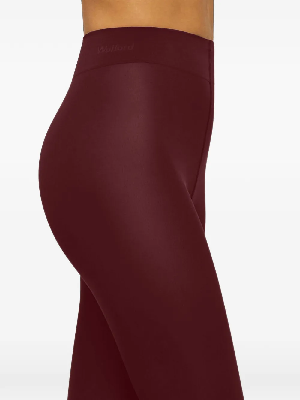 Wolford Velvet De Luxe 66 panty Rood