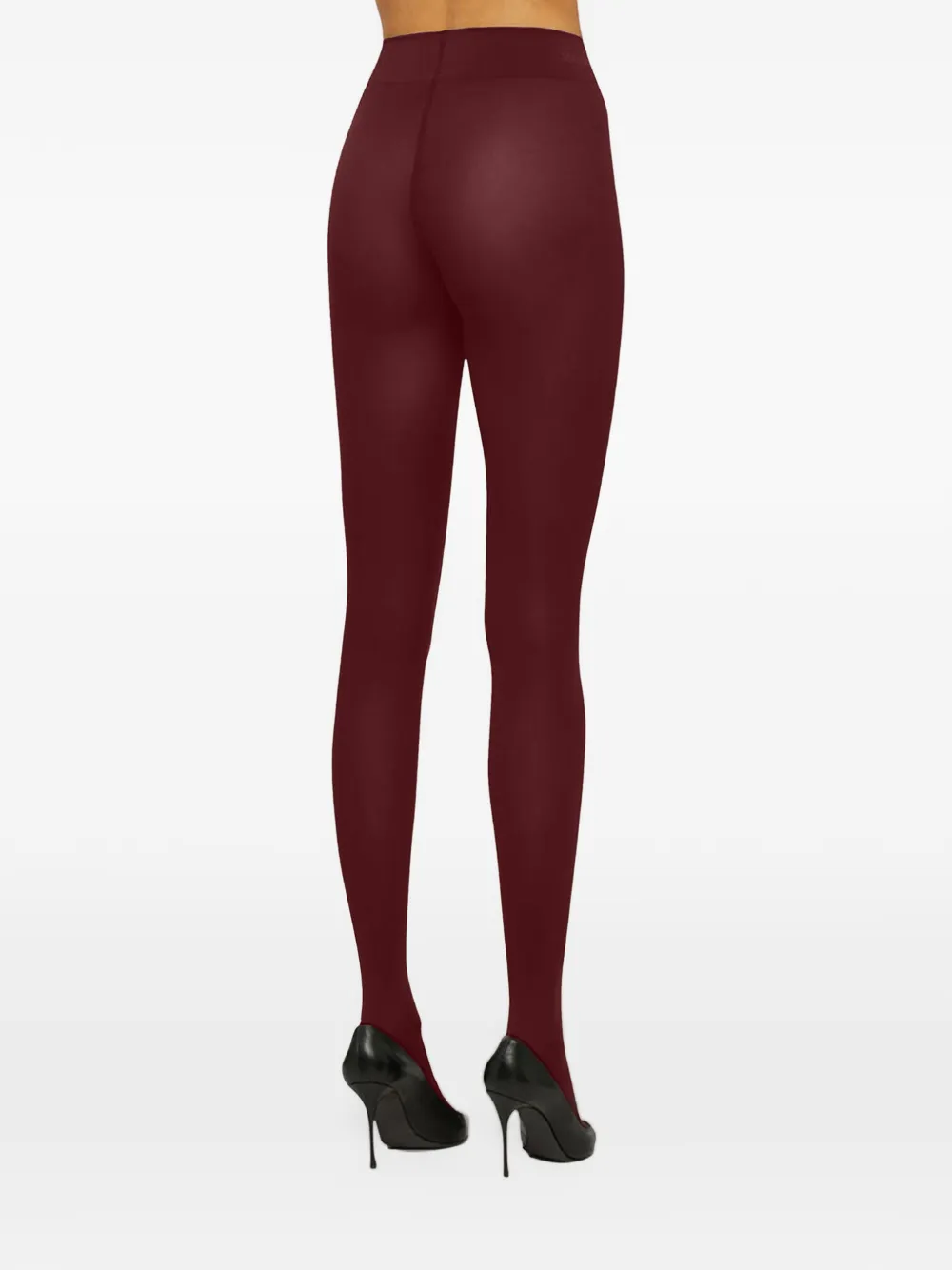 Wolford Velvet De Luxe 66 panty Rood