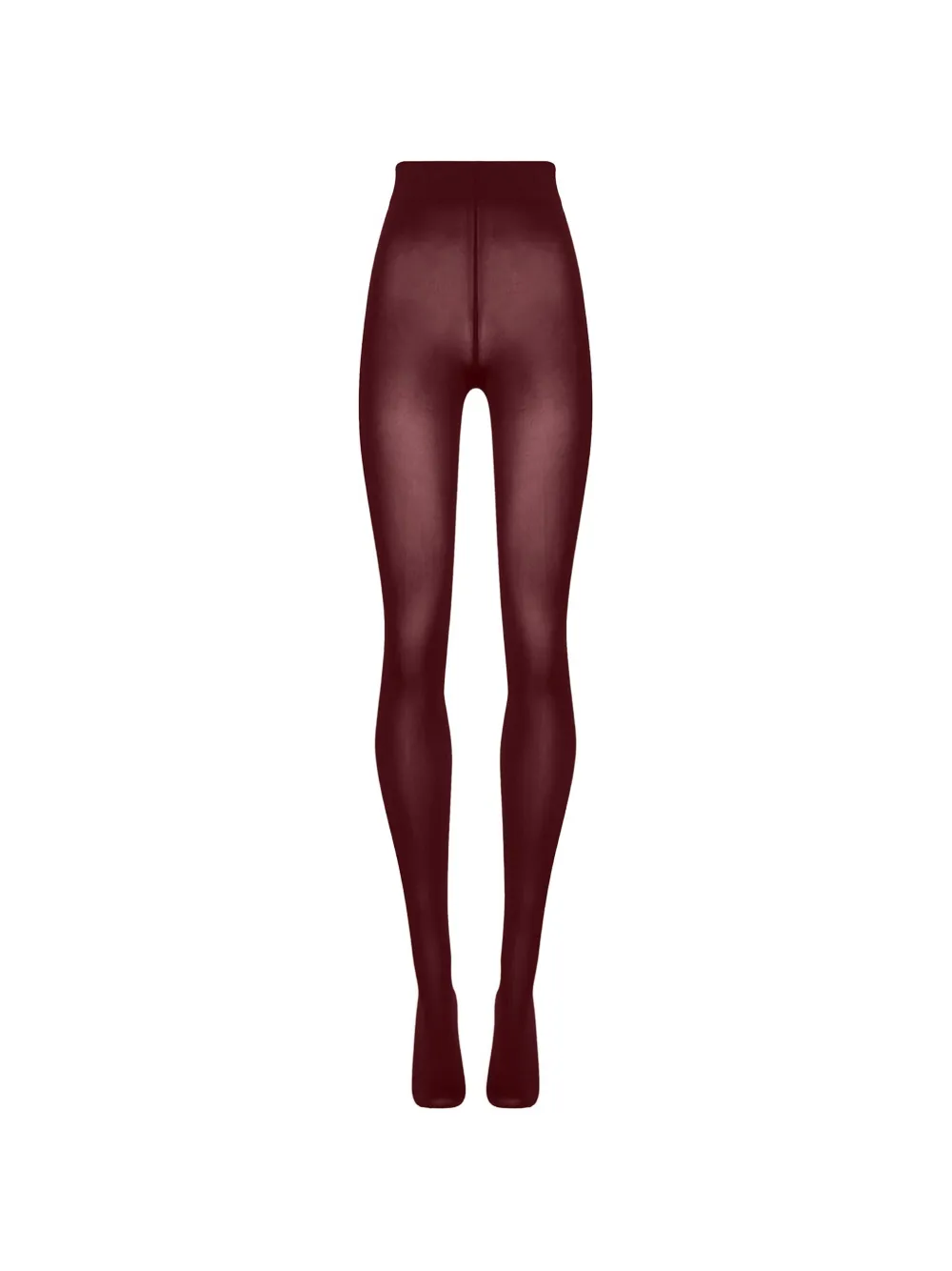 Wolford Velvet De Luxe 66 Tights In Burgundy
