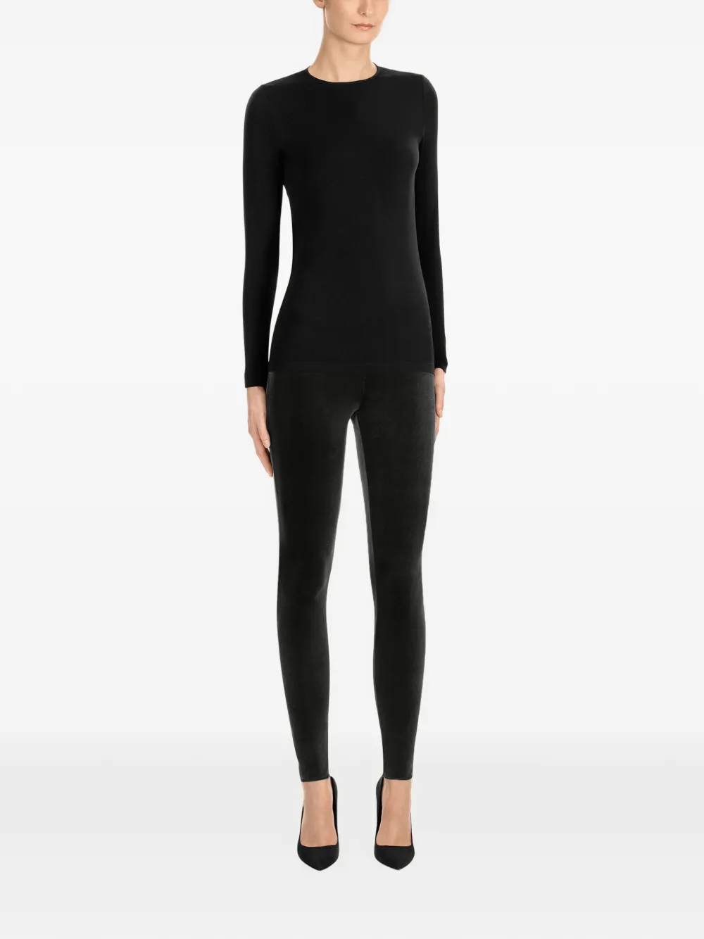 Wolford Fluwelen legging Zwart