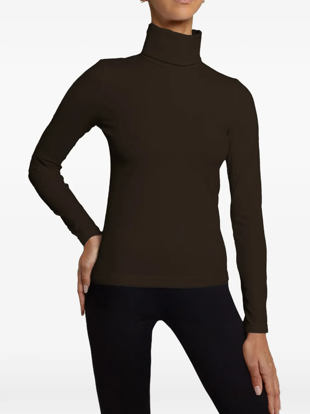 Wolford Gebreide coltrui Bruin