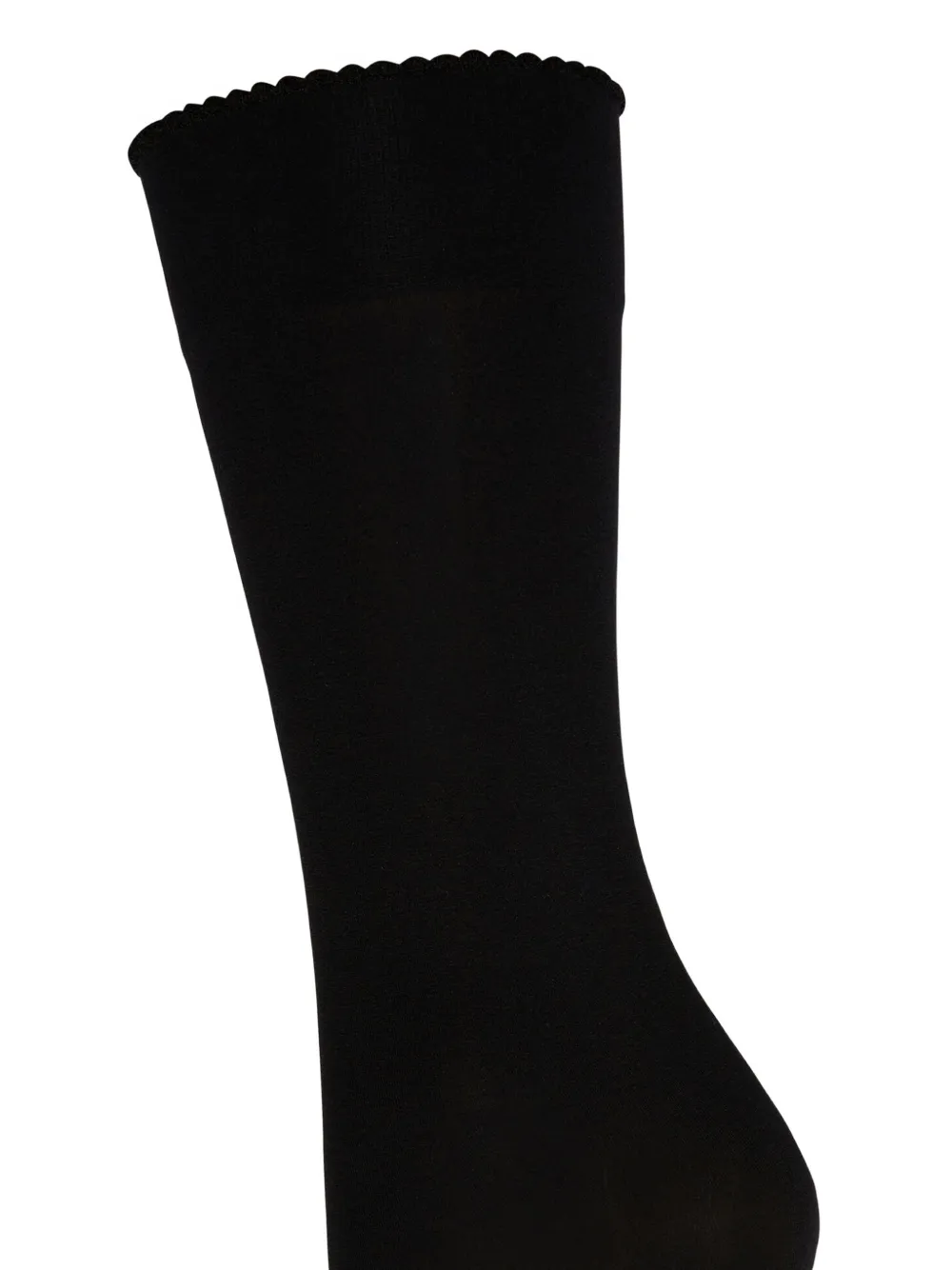 Wolford Orchid 50 knee-high socks Zwart