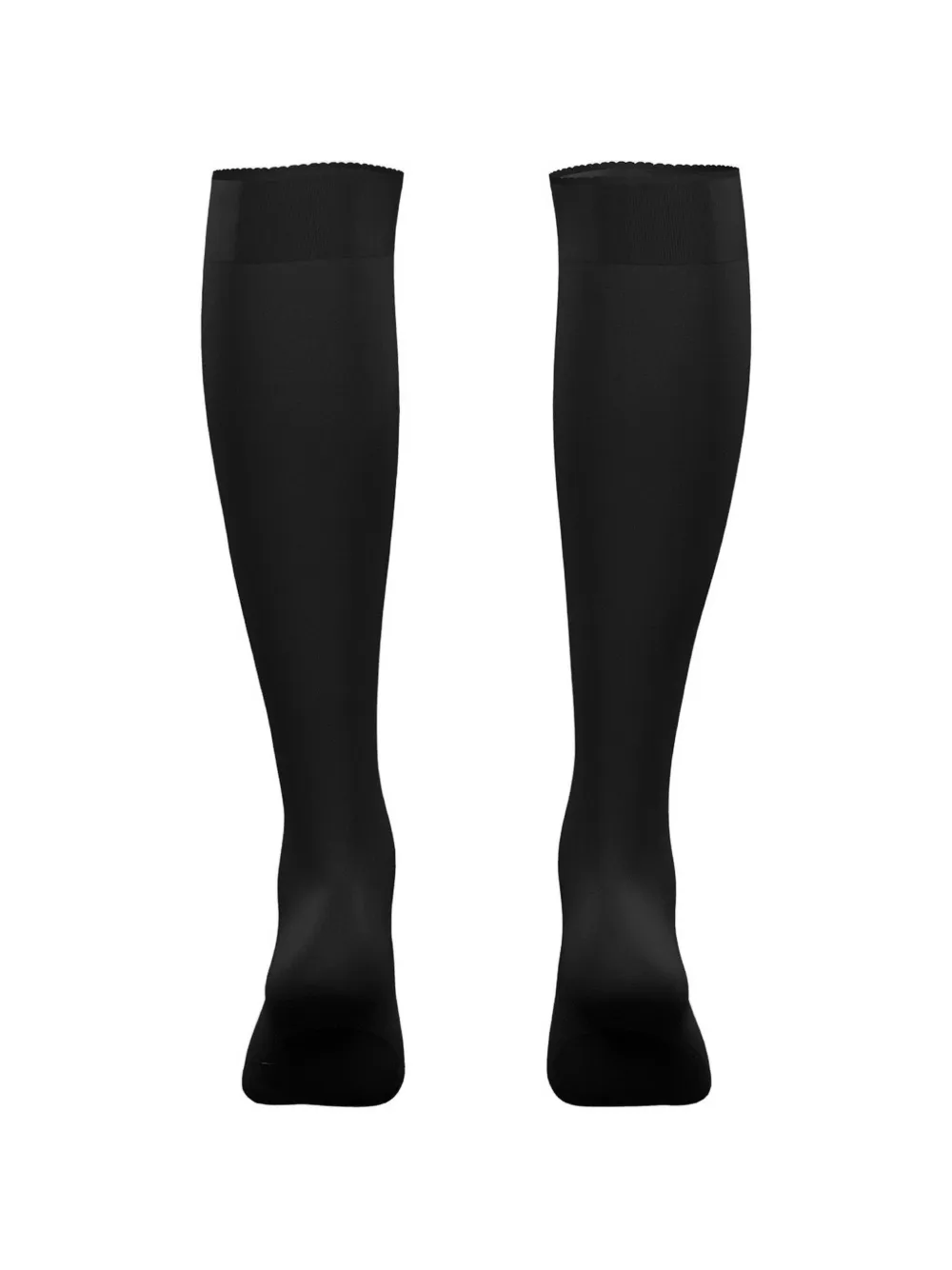Wolford Orchid 50 knee-high socks Zwart