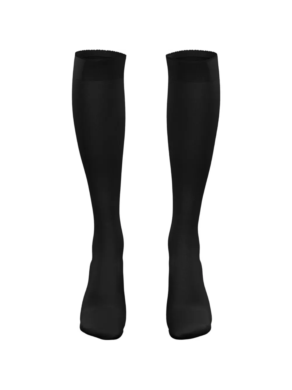 Wolford Orchid 50 knee-high socks - Nero