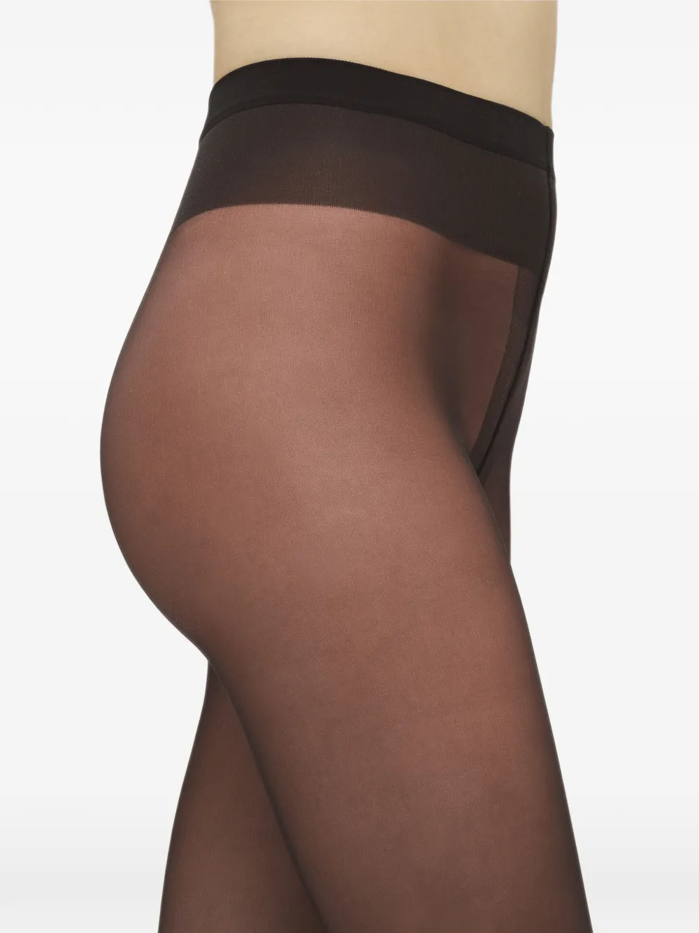 Wolford Individual 20 doorzichtige matte panty Bruin