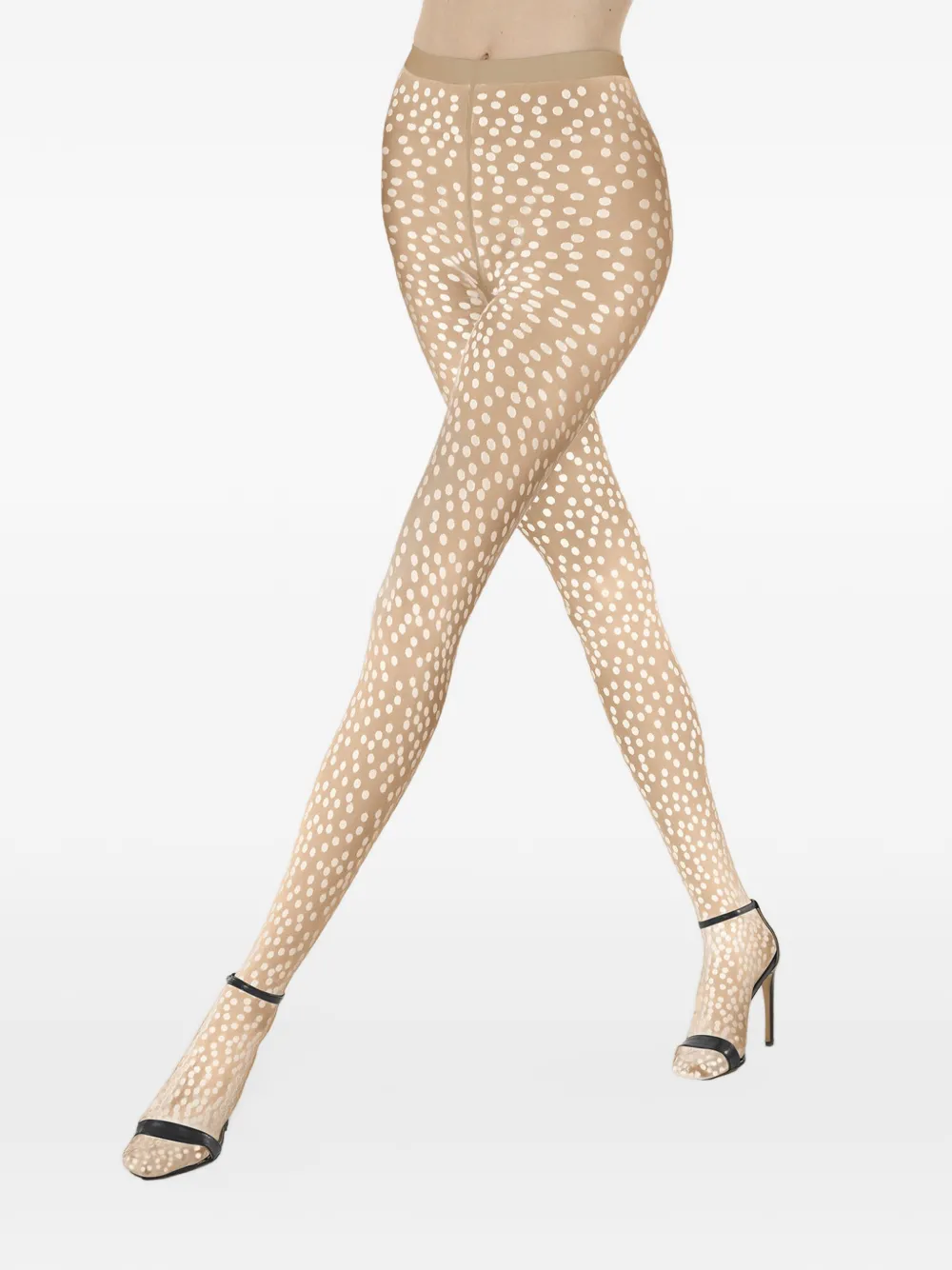 Wolford Panty met stippen Beige