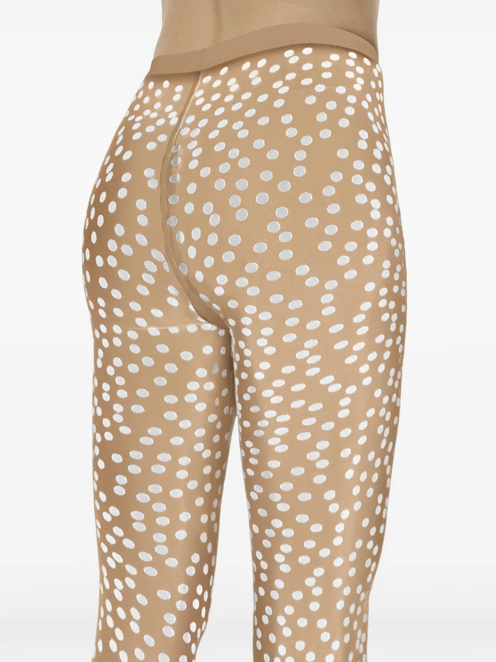 Wolford Panty met stippen Beige