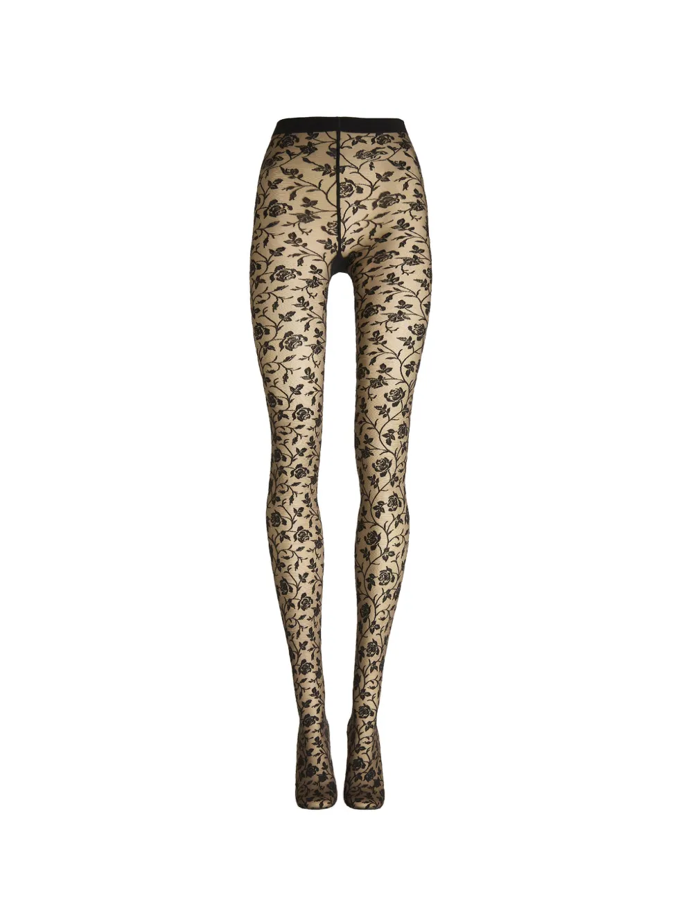 Wolford Rose floral-pattern tights - Nude