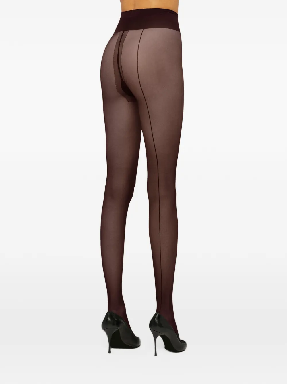 Wolford Individual 10 panty met naad aan de achterkant Paars