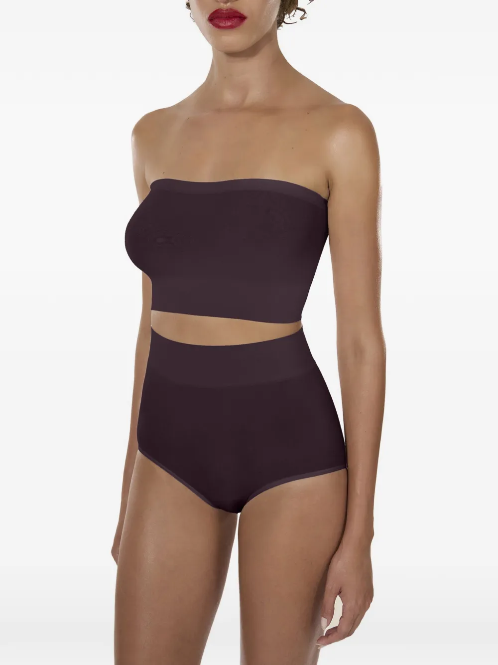 Wolford Naadloze ronde gebreide shorts Paars