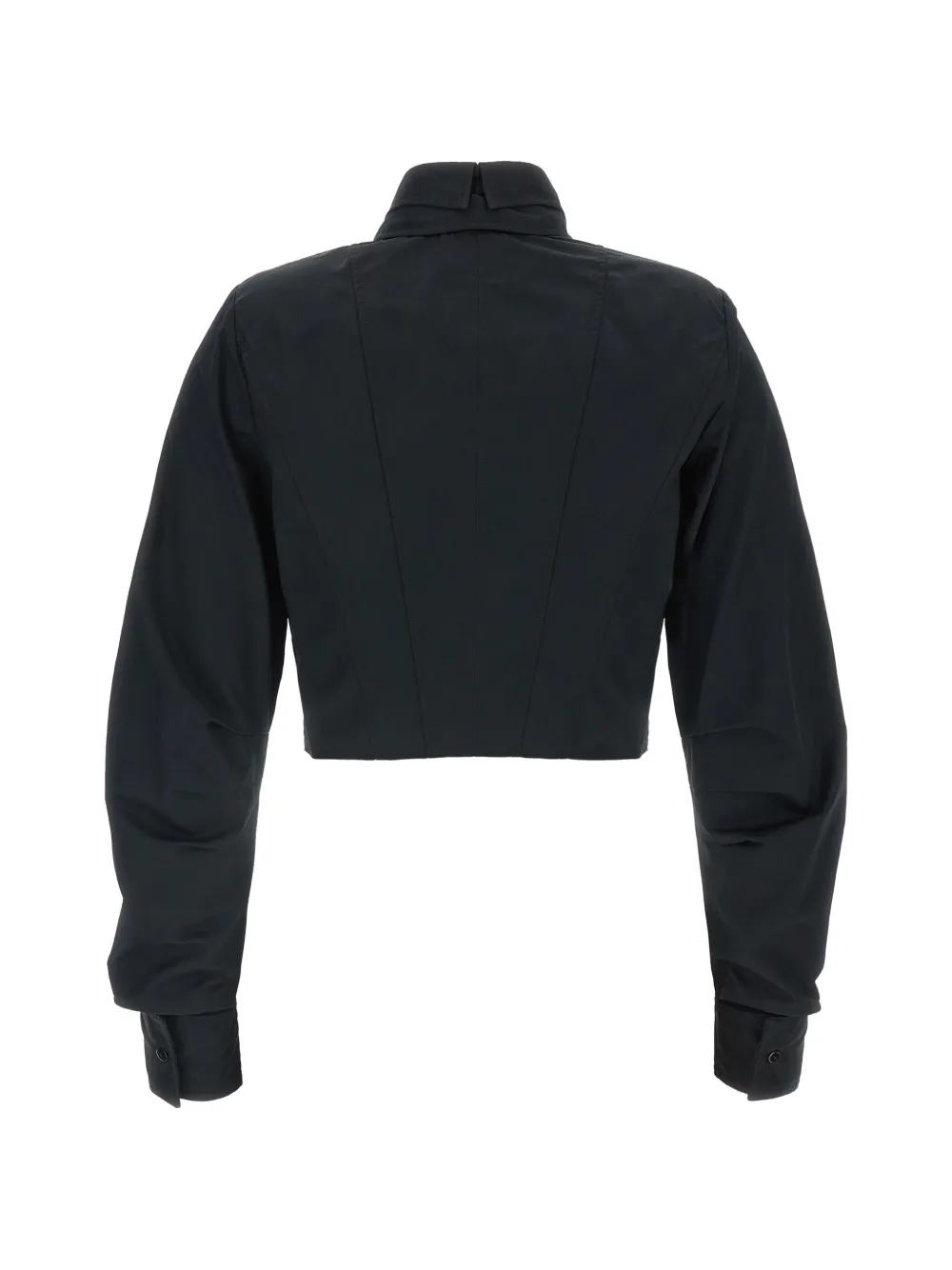 Elisabetta Franchi Popeline blouse met logodetails Zwart