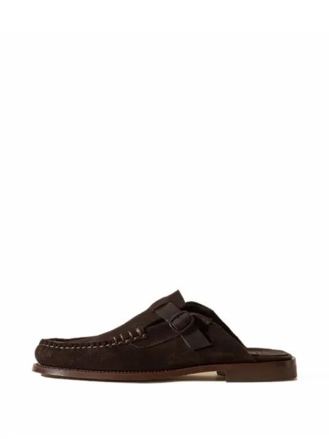 Hereu x Commas buckle-strap mules