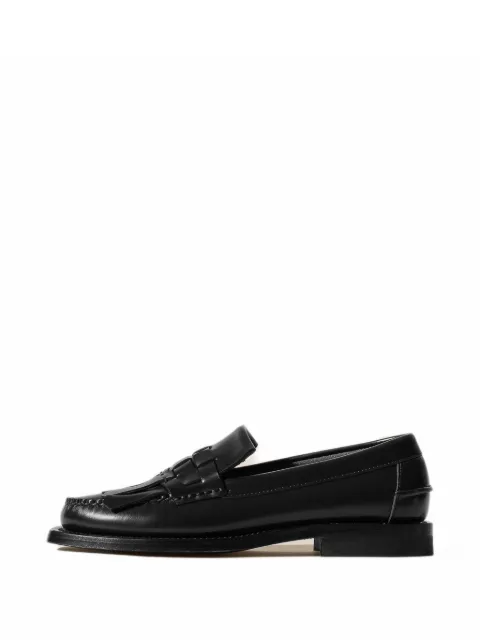 Hereu interwoven fringe-detail loafers