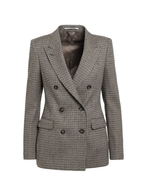 Tagliatore blazer con doble botonadura y estampado pied de poule