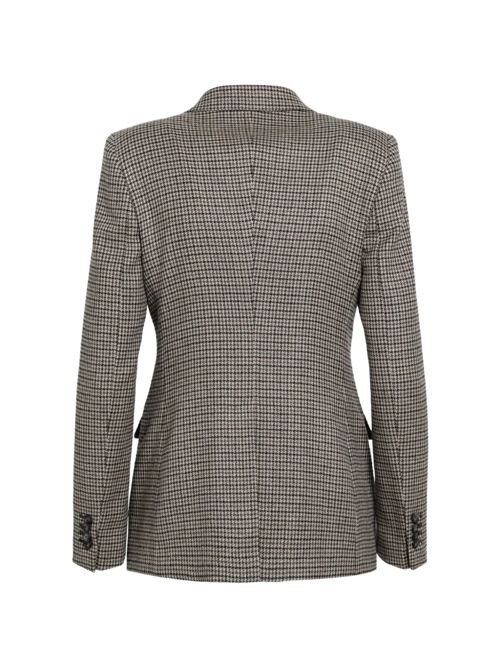 Tagliatore Blazer met pied-de-poule print Bruin