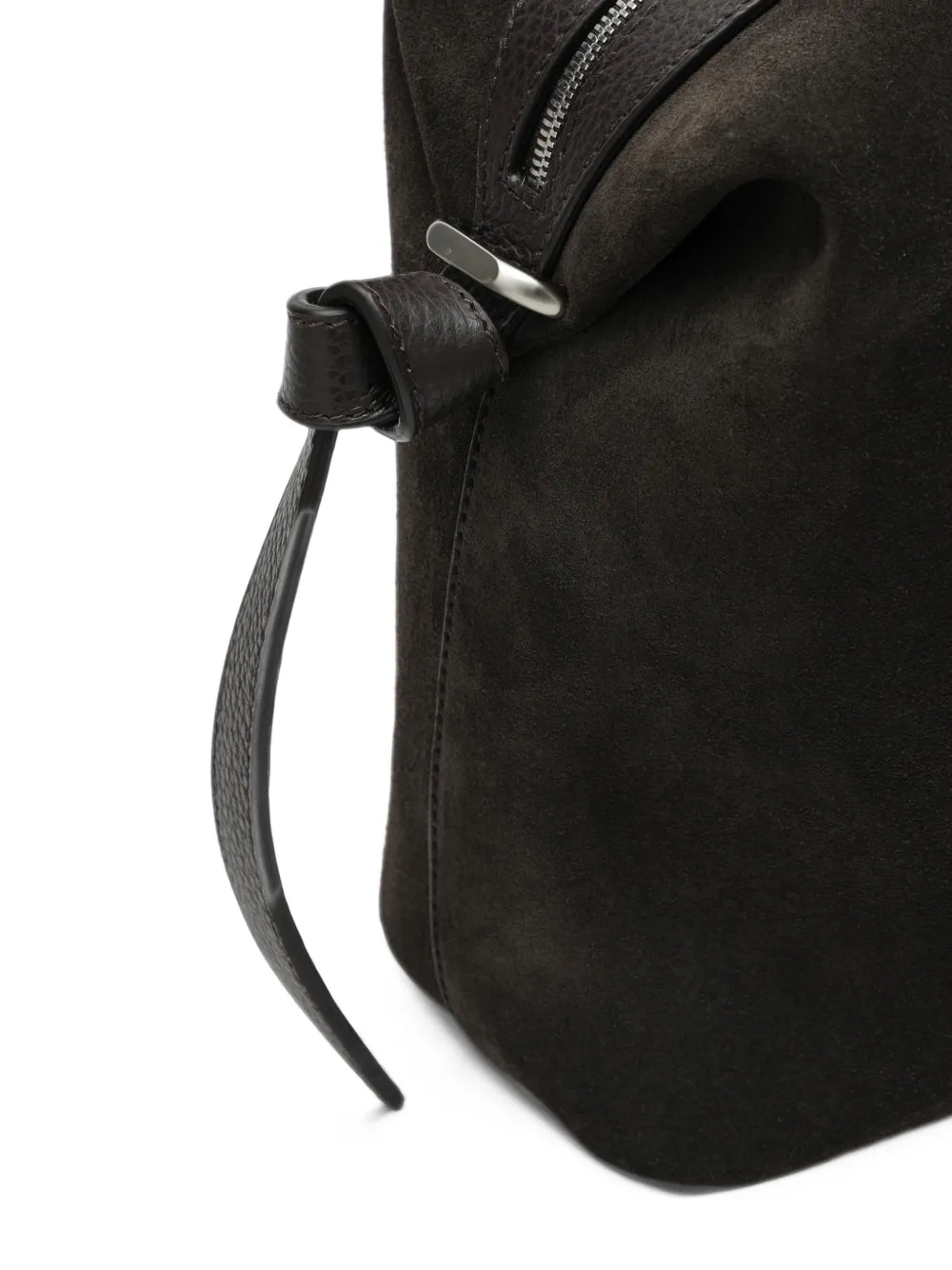 Yuzefi Brioche suède shopper Bruin