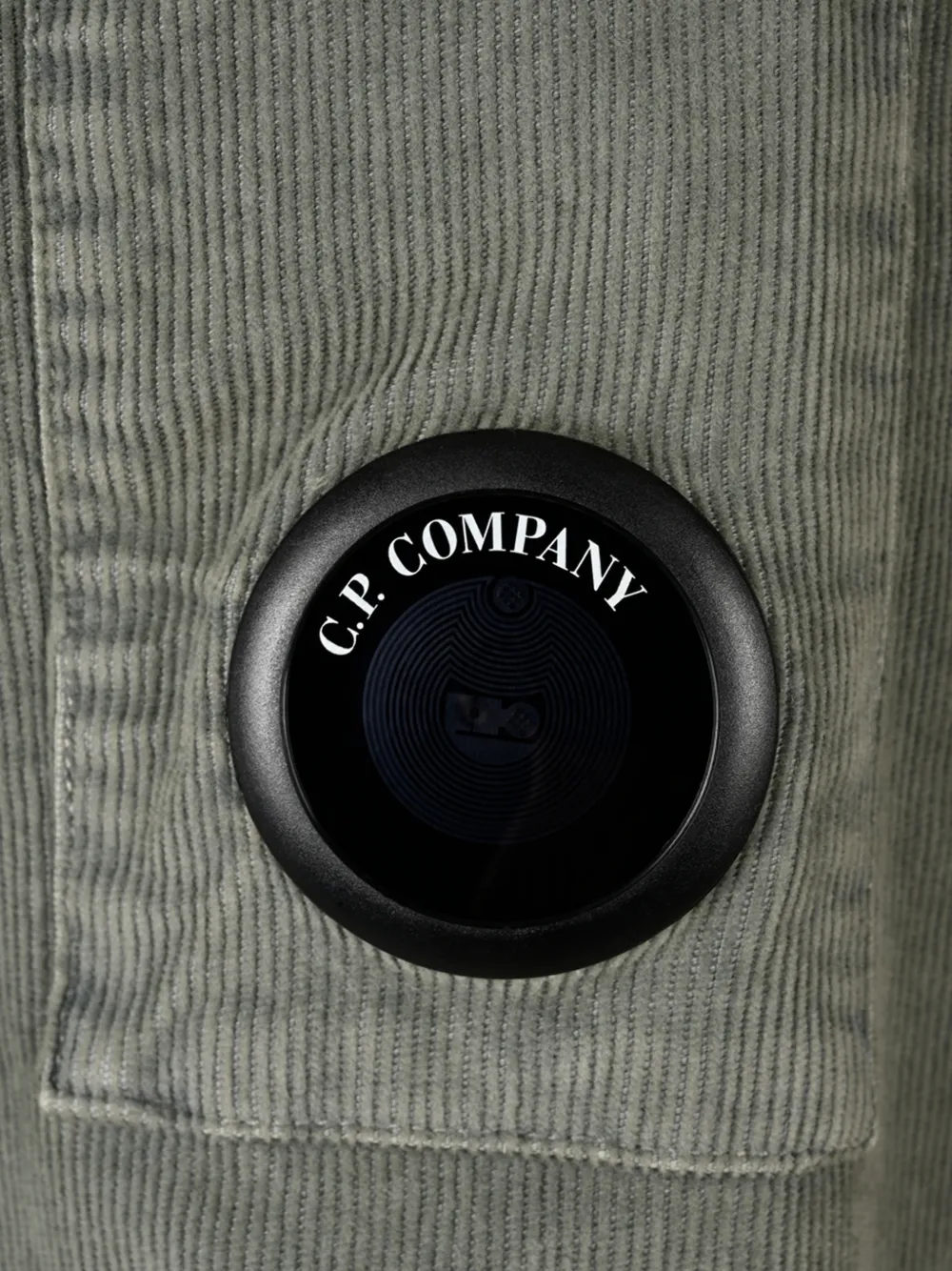 C.P. Company corduroy button Lens blazer Grijs