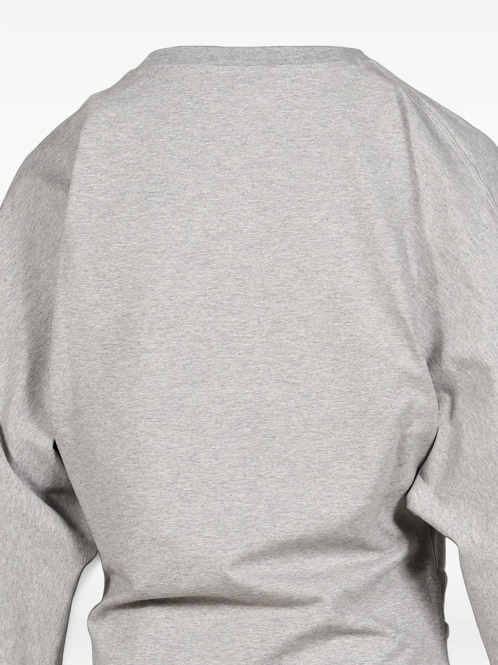GANNI Blouse van gedrapeerd jersey Grijs