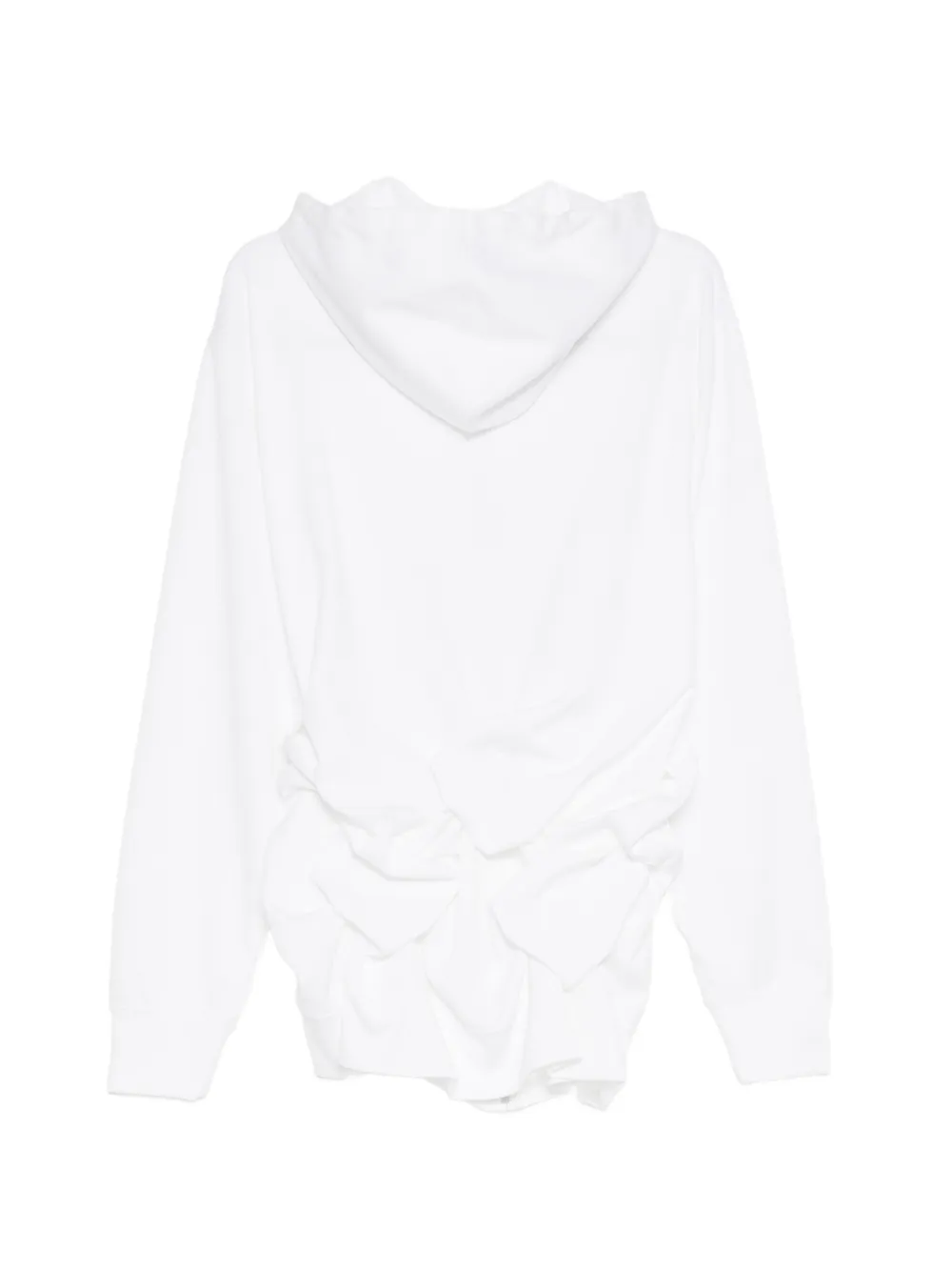 Comme Des Garçons zip-up hoodie Wit