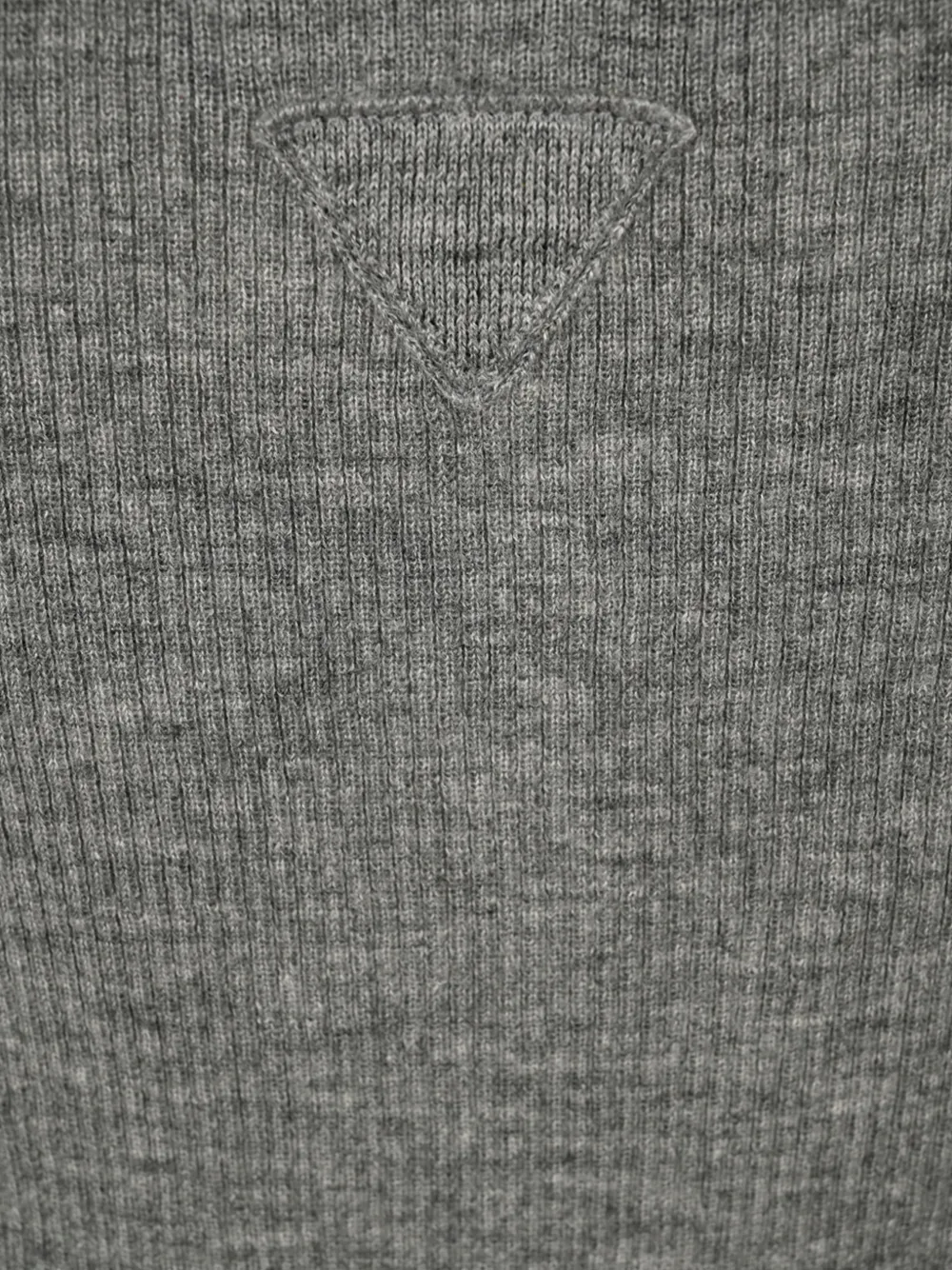 Prada Kasjmier ribgebreide tanktop Grijs