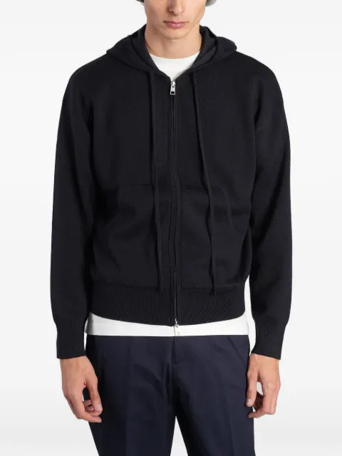 Low Brand zip-up drawstring hoodie