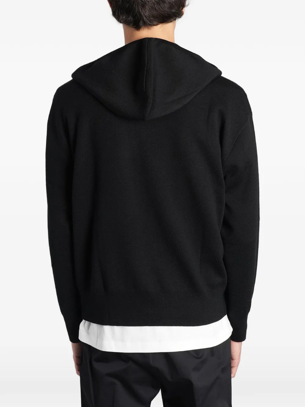 Low Brand zip-up hoodie Zwart