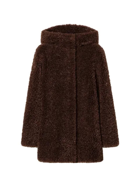RRD hooded teddy-texture coat