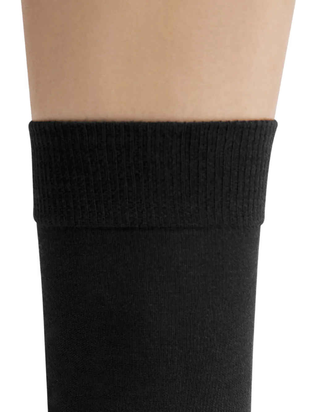Wolford ribbed-cuff socks Zwart