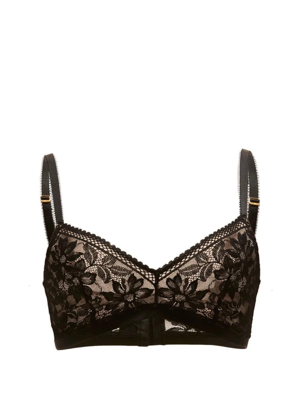 Wolford Lace Triangle Bra In Black