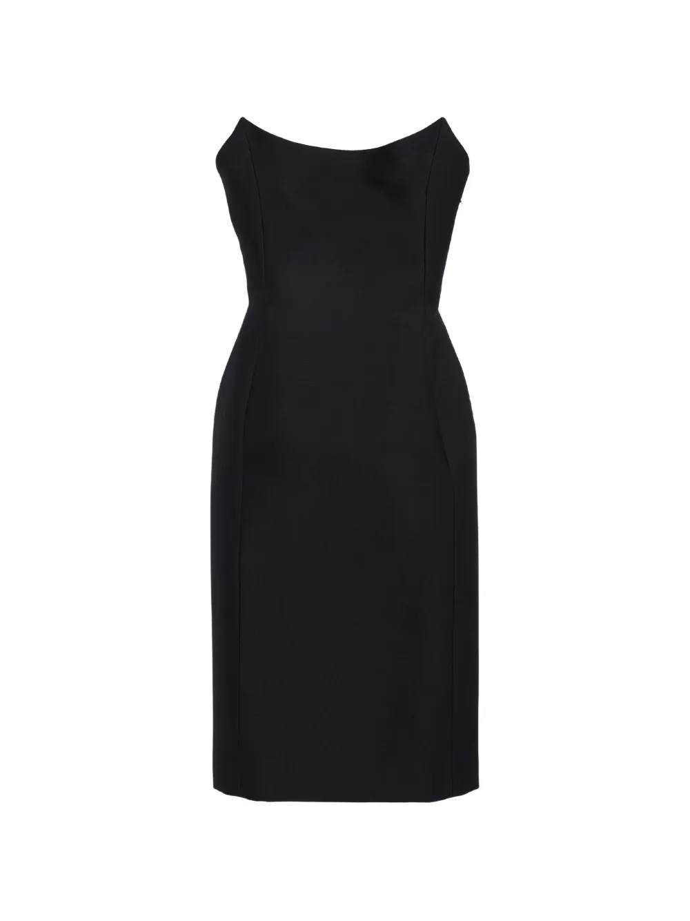 Balenciaga midi bustier dress in black - Nero