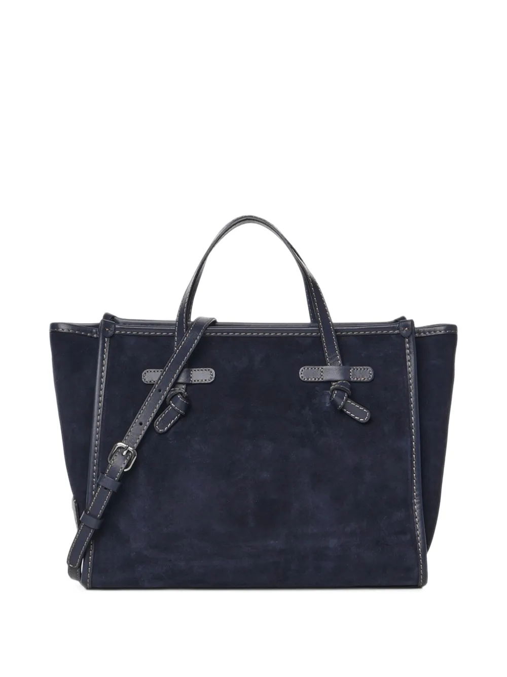 GIANNI CHIARINI medium Miss Marcella 32 suede tote bag Blauw