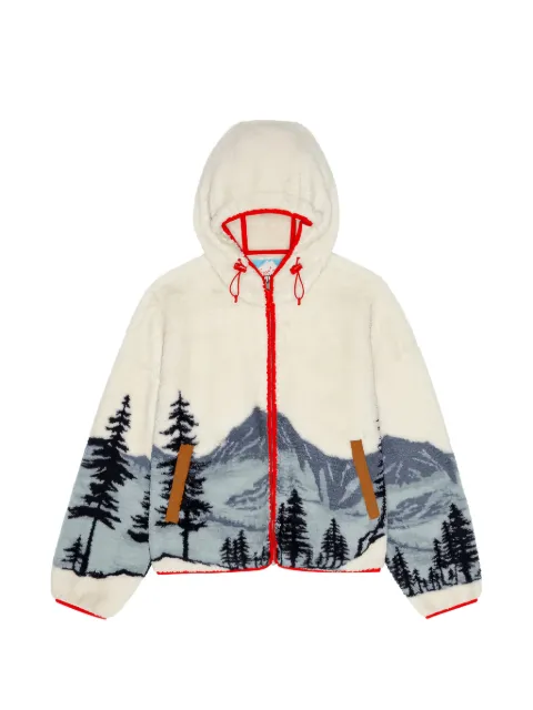 The Great. The Plush Horizon landscape-print hoodie