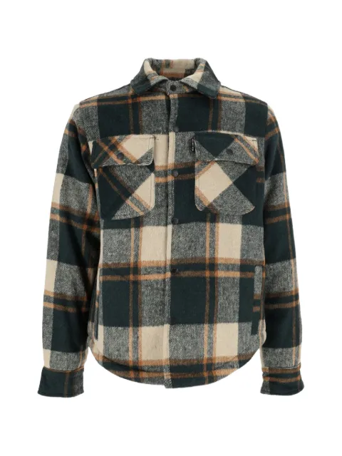 Schott check-pattern jacket
