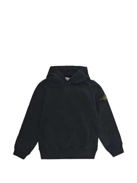 Stone Island Junior hættetrøje med kompas-logomærke
