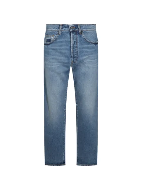 NUMERI faded straight-leg jeans