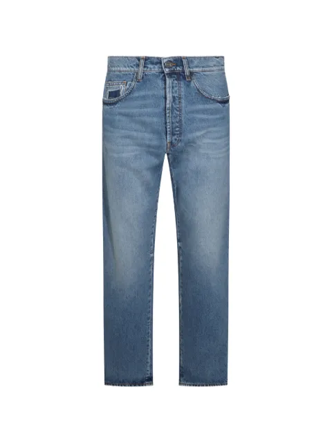 NUMERI faded straight-leg jeans