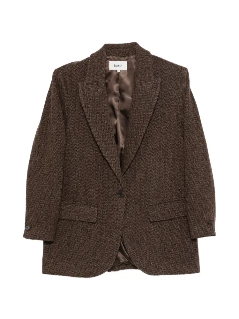 Ba&Sh herringbone single-breasted jacket