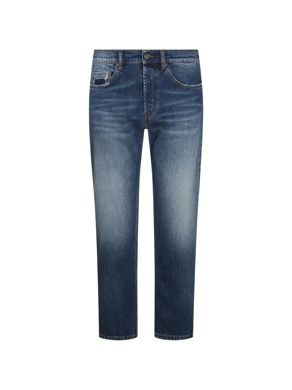NUMERI faded distressed jeans - Blu