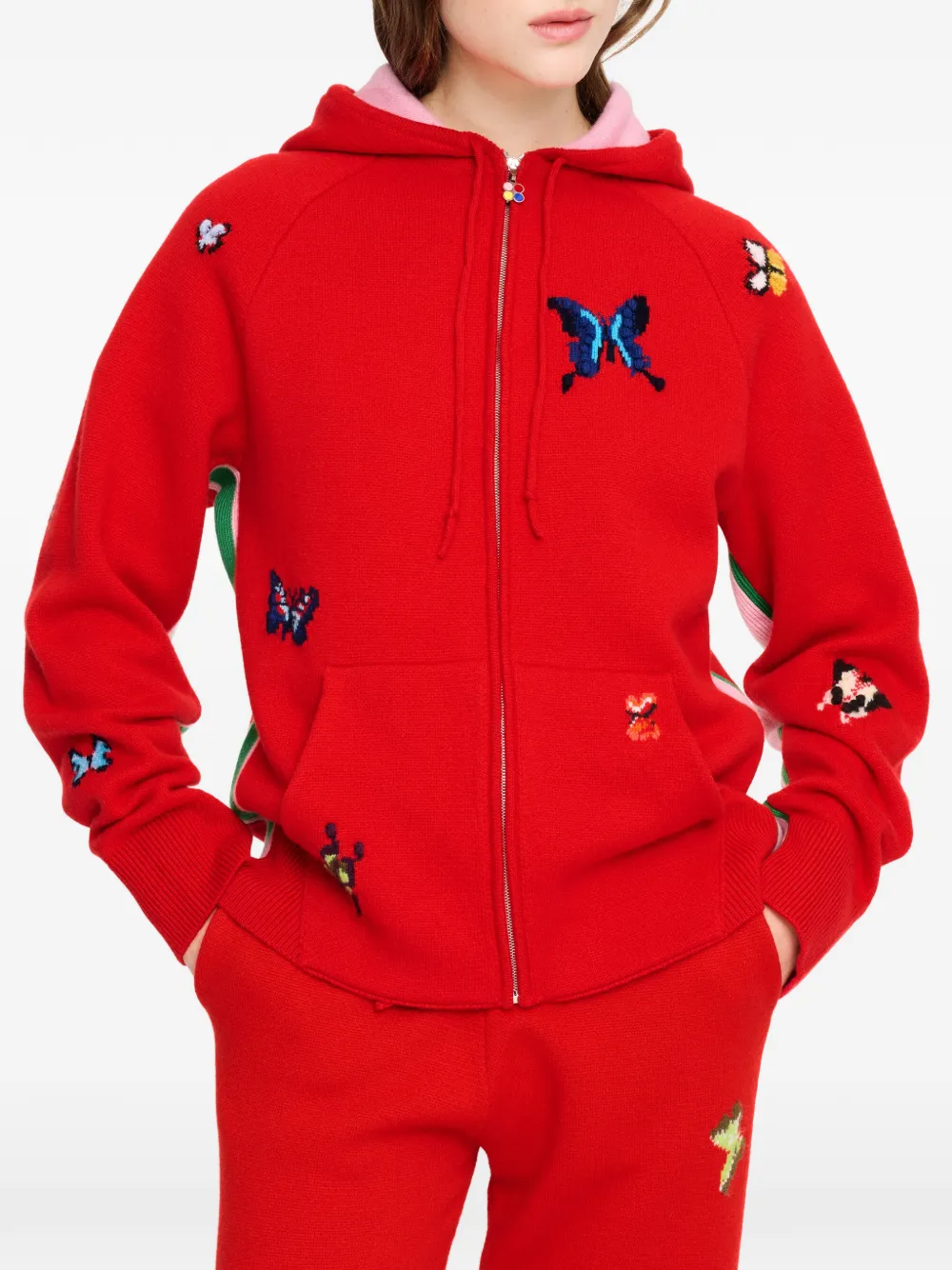 Barrie x Damien Hirst The Butterflies hoodie Rood