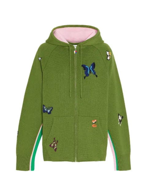 Barrie x Damien Hirst The Butterflies side-stripe hoodie