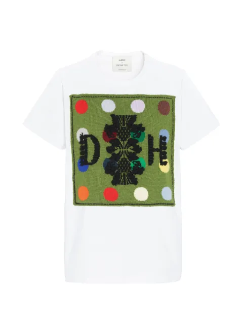 Barrie x Damien Hirst The Spots logo-patch T-shirt