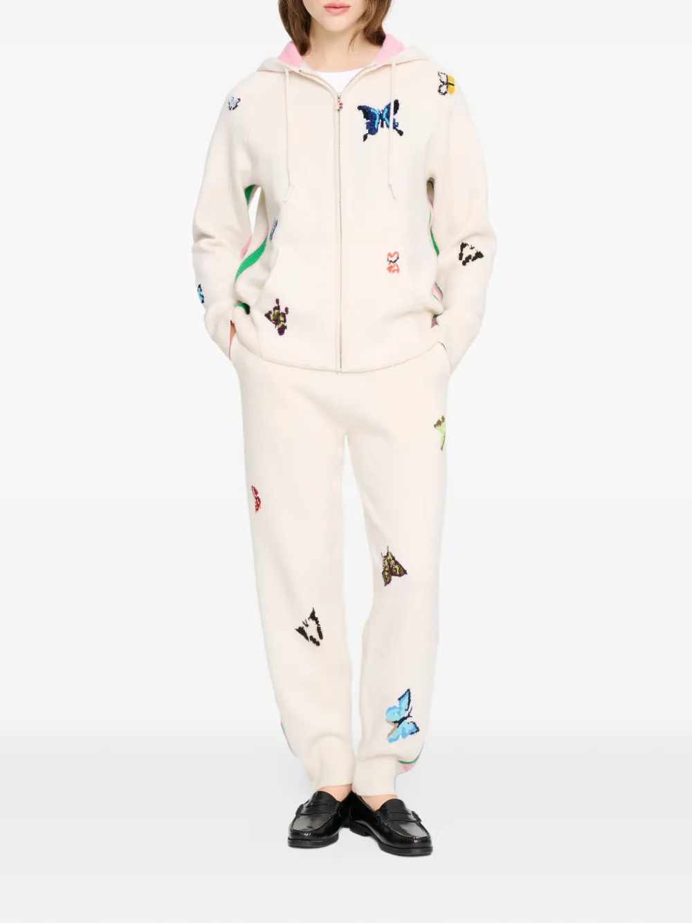 Barrie x Damien Hirst The Butterflies trainingsbroek Beige