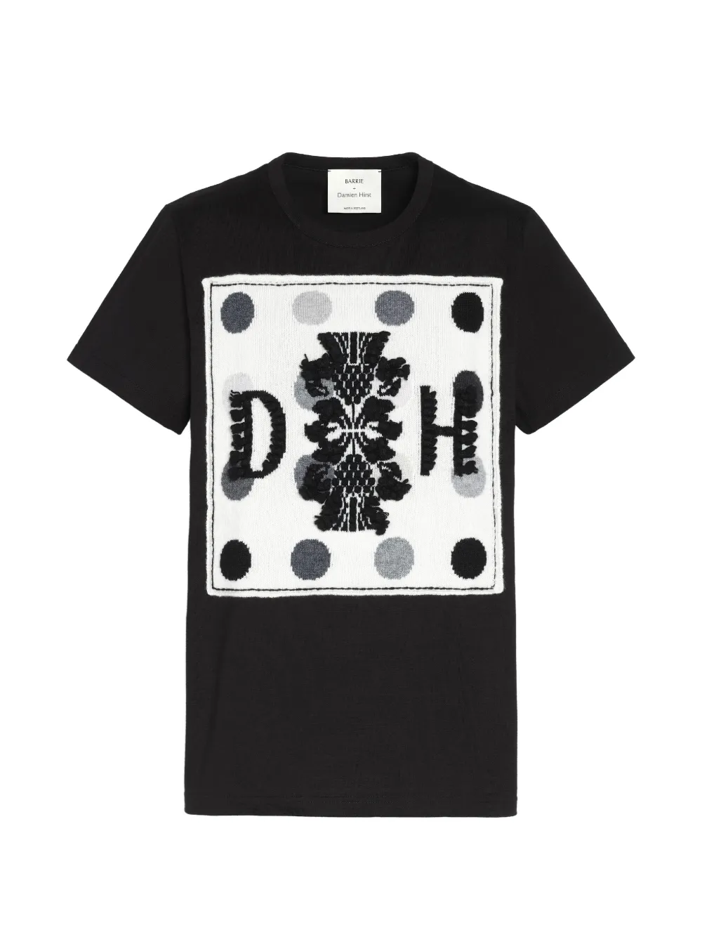 Barrie x Damien Hirst The Spots T-shirt met logopatch Zwart