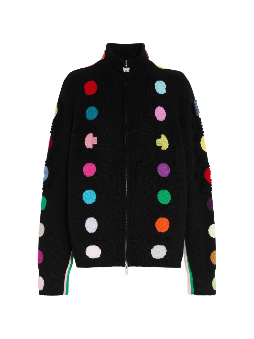 Barrie x Damien Hirst The Spots trui met stippen en vlinderpatch Zwart