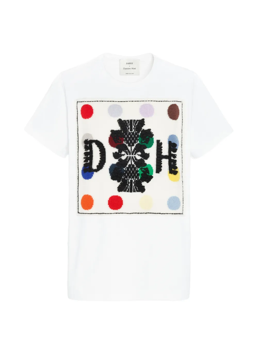 Barrie x Damien Hirst The Spots T-shirt met logo Wit